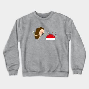 Lovestruck hedgehog Crewneck Sweatshirt